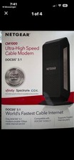 NETGEAR CM1000 Ultra-High Speed DOCSIS 3.1 Cable Modem Black picture