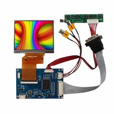 VGA AV CVBS LCD Controller Board 3.5inch 640x480 LCD Display picture