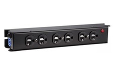 Edison Power Box Power Distribution Box with 6 Socket Power Supply Powercon picture