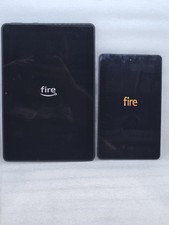 [LOT OF 2] Amazon Fire Tablets-HD 10 (11th Gen) & Fire (5th Gen)   c picture