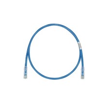 4 ft Panduit UTP28X4BU 28 AWG Copper Cat 6A UTP Patch Cord Blue picture