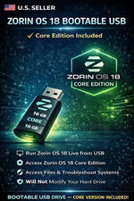 Zorin OS 18 Bootable USB Live Desktop – Easy Windows-Style Linux, No Install Req picture
