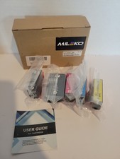 Mileko 302xl Hp Ink Tri Color With Black Complete Replacment Set picture