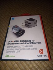 Griffin PowerDuo 2 pack Car+Wall charger for smartphones/other USB devices picture