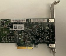 Dell Broadcom Dual Port PCIe Gigabit Network Adapter NIC NetXtreme DP/N 0F169G picture