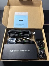 2-Port 8K HDMI + DP KVM Switch 2x2 picture