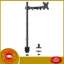 Single Monitor Stand Desk Mount, Extra Tall 39in Adjustable Stand for 13-32 In picture