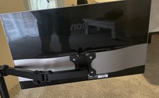 Dual Monitor Stand Freestanding Desktop Mount Stand, Black, Holds 2 Monitors picture