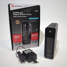 ARRIS Surfboard SBG6580-2 300 Mbps 4 Port Cable Modem and Wi-Fi Router picture