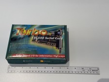 Vintage TC-200 Turbo 16C550 Dual Serial RS-232 ISA Card 2-Port Box Manual picture