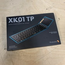 ProtoArc XK01 TP Bluetooth Foldable Keyboard w/ Touchpad, Blue QWERTY English picture