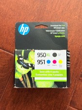 HP 950XL + 951 Combo 4-Color Printer Ink Cartridges Exp. 03/27 / Ugly Box Sealed picture