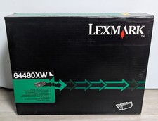 LEXMARK 64480XW T644 Extra High Yield Black Toner Cartridge OEM 2013 picture