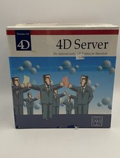 New Vintage Mac 4D Server Multi-user Database  Software Sealed picture