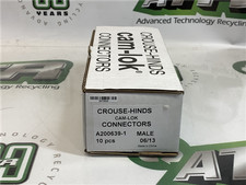 Crouse Hinds A200639-1 Male Cam Lok Connectors 10 Pack New in Open Box picture