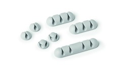 CAVOLINE Cable Management Desk Tidy Assorted Clips Gray Durable Pack of 7 picture