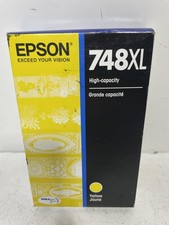 Epson 748XL Yellow Ink - New Sealed Genuine Exp 7/2027 picture