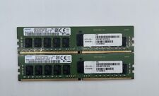 Lot Of 2 Samsung 16GB 1Rx4 PC4-2400T, DDR4 M393A2K40CB1 picture