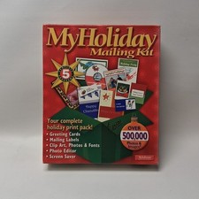 My Holiday Mailing Kit for Windows 95 to XP Brand New Factory Sealed CD-ROM picture