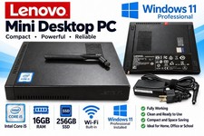 Lenovo Mini PC Intel Core i5 16GB RAM 256GB SSD WiFi Windows 11 Pro picture