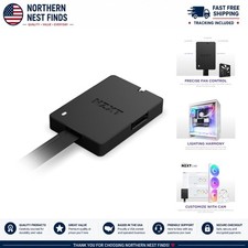 Digital RGB PWM Fan Controller Black 8 Pin 12V Five Fan Magnetic Mount For PC picture
