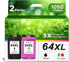 Ankink 64XL Ink Cartridge Replacement for HP Envy Photo & Tango Printers picture
