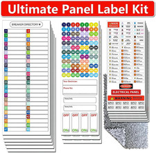 Ultimate 48 Circuit Electrical Panel Labels Kit with Cleaning Cloth, Waterproof picture