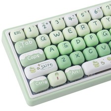 PBT Keycaps 144 Keys Cute Green Dessert Cream Keycaps Mechanical picture