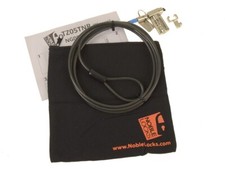 Noble 6-Foot Fixed Combination Wedge Lock Notebook Security Cable Lock - TZ05TNR picture