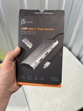 j5create JCD397 USB-C Triple Monitor 4K 60Hz 10Gbps 11-in-1 Docking Station picture