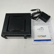 Used ARRIS SURFboard SBG10 DOCSIS 3.0 16x4 Gigabit Cable Modem & AC1600 Router picture