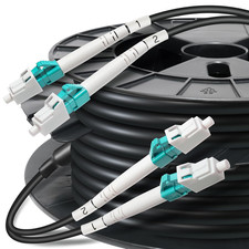 656 Ft All-Dielectric (5.8Mm) Aerial/Direct Burial Outdoor Multimode Duplex OM3  picture