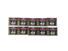 10X Transcend TS4GCF100I CF Card 4GB Ultra High Speed Industrial CompactFlash picture