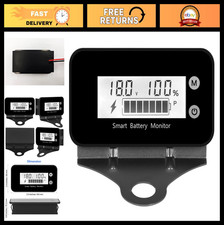 IPX7 Waterproof Battery Monitor 7-100V, Digital Capacity Tester with Buzzer Alar picture