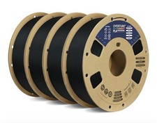 OVERTURE 4KG Bundle PLA Plus (PLA+) Filament 1.75mm +/- 0.02mm (Black*4) 3D Prin picture