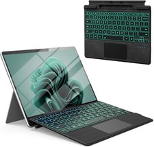 Ultra-Slim Surface Pro Keyboard with 7-Color Backlight & Multi-Touch Trackpad picture