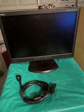 NEC AccuSync LCD 203wxm monitor/ 2007/tested/with power chord picture