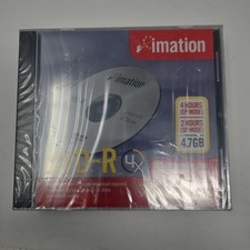 Imation DVD-R 4.7GB 4X Recordable Blank Discs 3-Pack Sealed Standard Jewel Case picture