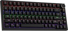 Mechanical Keyboard 75 Compact Percent Wired Backlit Hot Swappable Gaming Pc picture