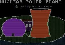 🧃☑️🍎 Mecc Nuclear Power Plant Simulator Vance 1985 Apple II 5.25 5.25