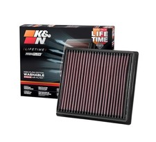 K&N High-Flow Original Lifetime Engine Air Filter: Increase Power: Premium, W... picture