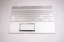 L53815-001 Hp US Palmrest Keyboard Silver 15-DR1075CL picture