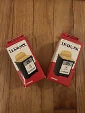 New In Boxes Sealed 2 Lexmark 25 Color  Ink Cartridges picture