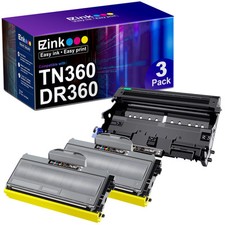E Z Ink Compatible Toner Cartridge and Drum Replacement for Brother TN360 DR3... picture