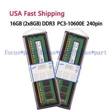 Samsung 16GB 2x8GB PC3-10600E DDR3-1333MHz ECC UDIMM 1.5V Ram for Workstation US picture