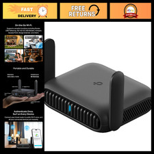 Portable Wi-Fi 6 Travel Router AX1500 Dual-Band USB-C 3.0 - Fast Internet Anywhe picture