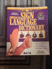 NEW & SEALED American Sign Language for Kids & ASL Dictionary Learning CD-ROM picture