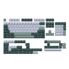 163 Keys Green Doubleshot Keycaps Cherry Profile Botanical Keycaps Set picture