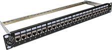 Electriduct 24-Port CAT6A FTP Shielded Patch Panel 1U 19-Inch Wallmount picture