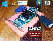 HP Compaq dc7700 Tower Radeon Dual Monitor VGA Video Graphics Card +Cable picture